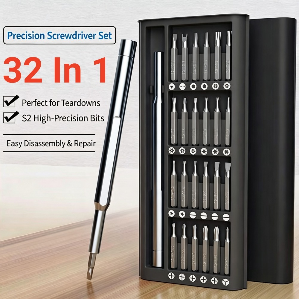 Electronics Repair Business - 32 In 1 Precision Magnetic Screwdriver