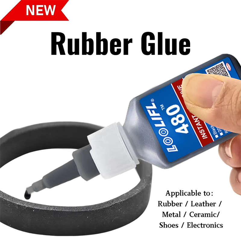 Electronics Repairing - Loolifl480 Instant Rubber Glue, Black Cyanoacrylate