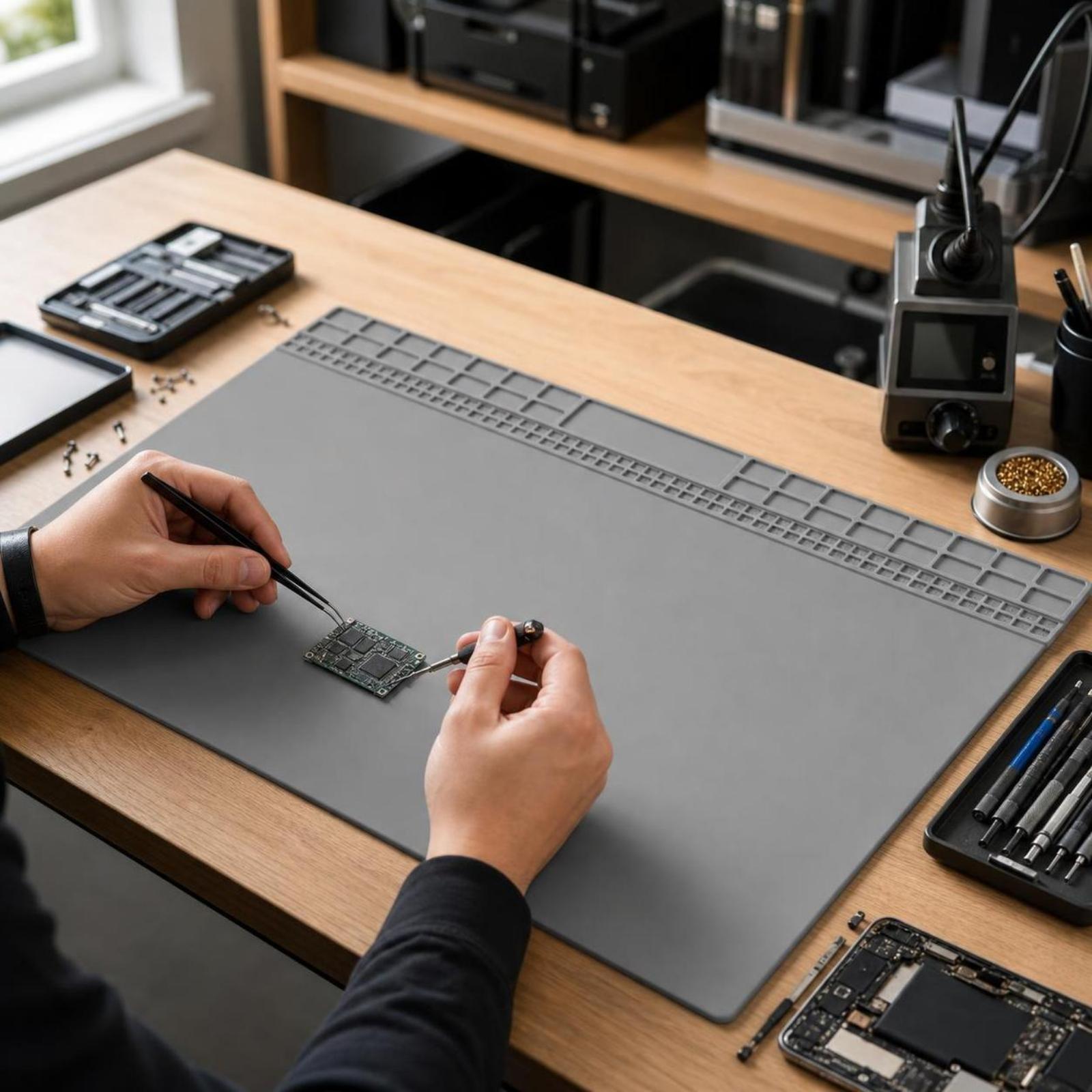 Heat Resistant Pad Silicone So - Electronics Repairing 评论和价格