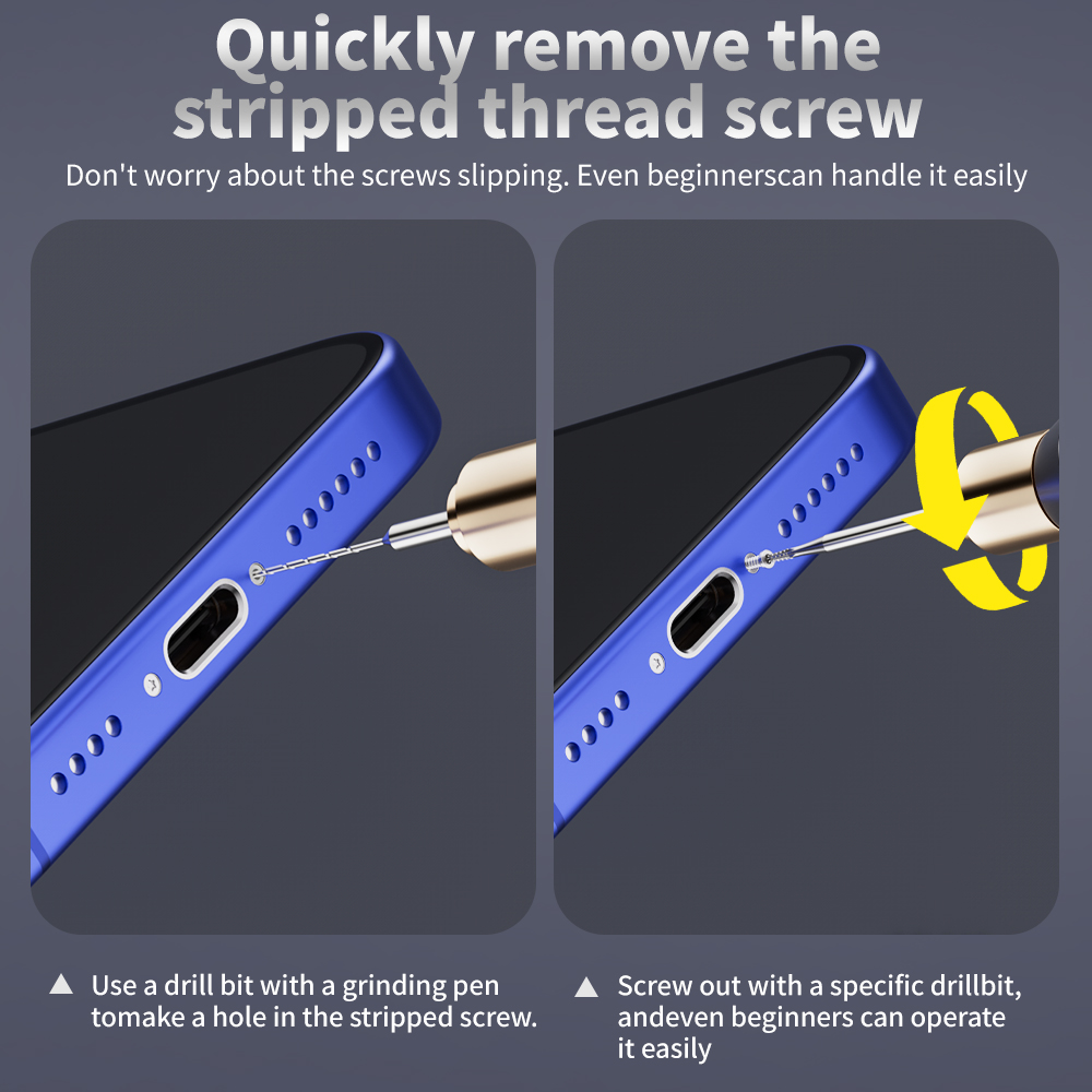 2Pcs Sliding Drill Bit Alloy S - Electronics Repair Business 评论和价格