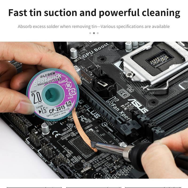 Original Goot Desoldering Sold - Solder Wick Braid 评论和价格
