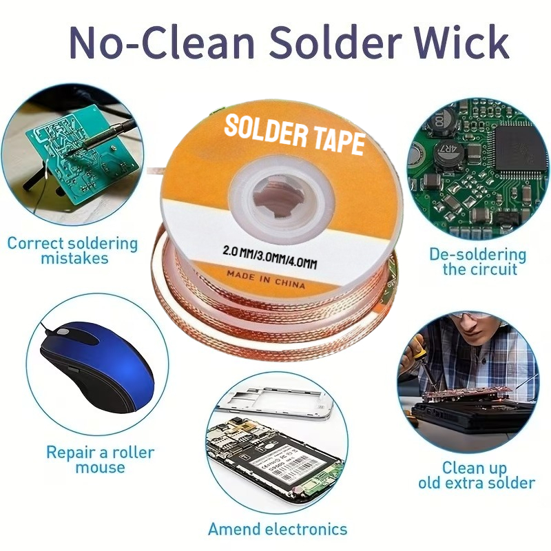 Copper Solder Wick Desoldering - Solder Wick Braid 评论和价格