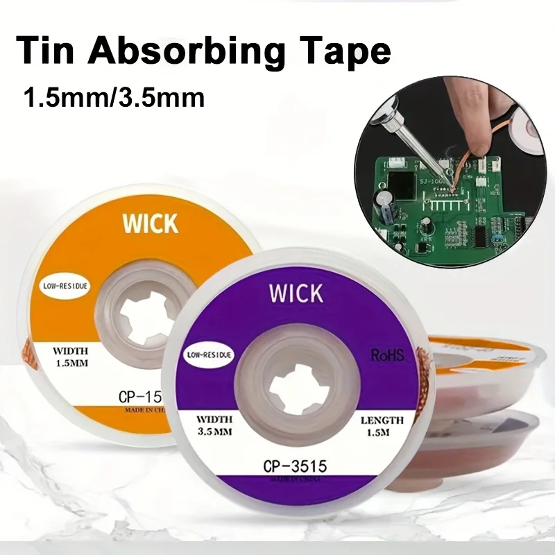 1.5m Desoldering Braid Tape Co - Solder Wick Braid 评论和价格