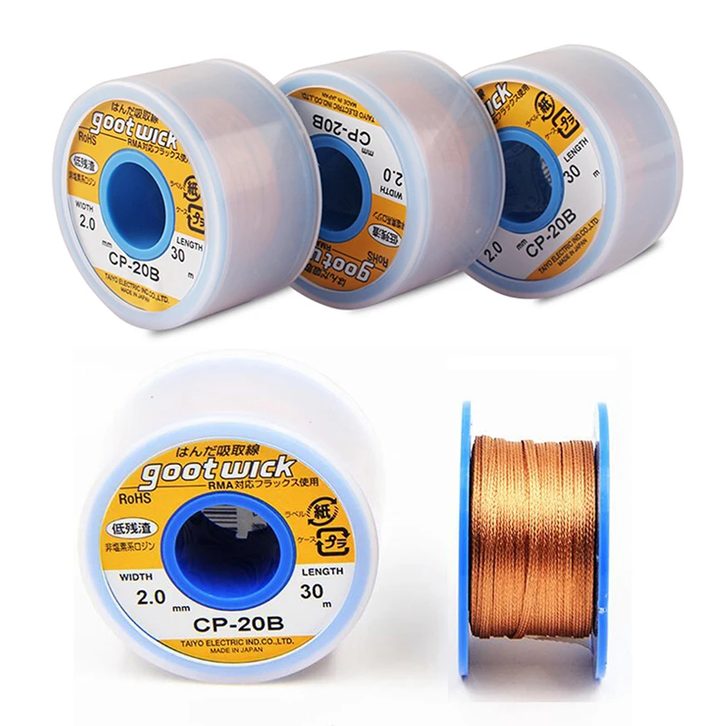 Original CP30B  GOOT Desolderi - Solder Wick Braid 评论和价格