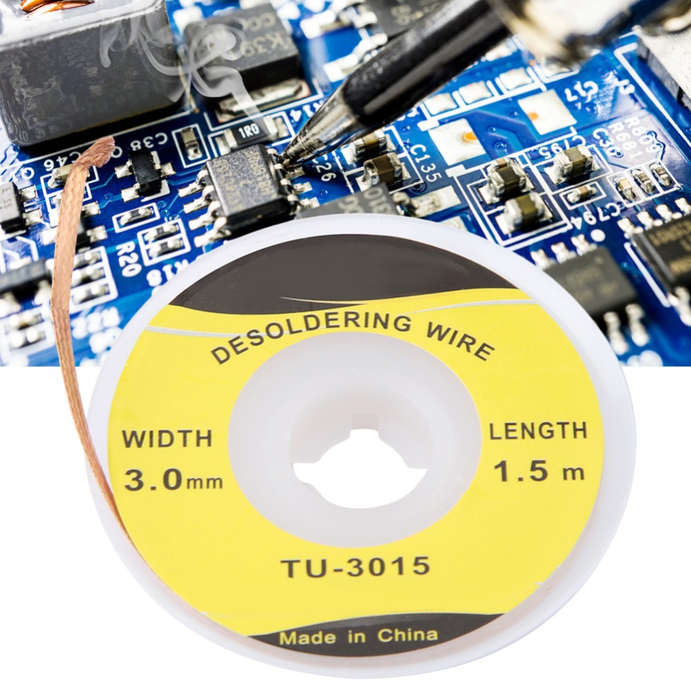 1.5m Length Desoldering Braid  - Solder Wick Braid 评论和价格